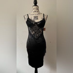 Satin & Lace Dress